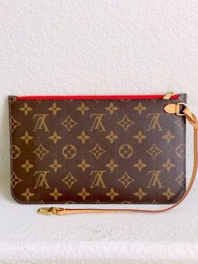 Louis Vuitton LV Monogram Neverfull Pouch